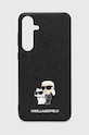 Obal na telefon Galaxy Karl Lagerfeld S24 + S926 na mobil černá KLHCS24MPSAKCMPK