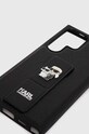Doplňky Obal na telefon Karl Lagerfeld S24 Ultra S928 KLHCS24LGSAKCPK černá