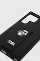 Doplňky Obal na telefon Karl Lagerfeld S24 Ultra S928 KLHCS24LGSAKCPK černá
