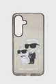 czarny Karl Lagerfeld etui na telefon Galaxy S24 S921 Unisex