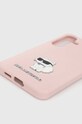 Obal na telefon Karl Lagerfeld S24 S921 KLHCS24SSMHCNPP růžová AA00