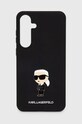 Чохол на телефон Karl Lagerfeld Galaxy S24+ для телефону чорний KLHCS24MSMHKNPK