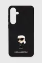 čierna Puzdro na mobil Karl Lagerfeld S24+ S926 Unisex