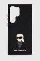 Karl Lagerfeld Husă pentru telefon Galaxy S24 Ultra pentru telefon negru KLHCS24LSMHKNPK