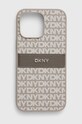 Obal na telefon Dkny iPhone 14 Pro Max 6.7 na mobil šedá DKHCP14XPRTHSLE