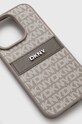 Etui za telefon Dkny iPhone 15 Pro 6.1 DKHCP15LPRTHSLE siva AA00