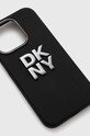 Obal na telefon Dkny iPhone 15 Pro 6.1 DKHCP15LSMCBSK černá AA00