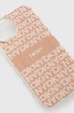 Чохол на телефон Dkny iPhone 14 / 15 / 13 6.1 DKHMP14SHRHSEP рожевий AA00