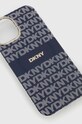 Etui za telefon Dkny iPhone 15 / 14 / 13 6.1 DKHMP15SHRHSEB mornarsko plava AA00