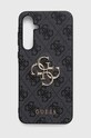 Чехол на телефон Guess A55 A556 аппликация чёрный GUHCSA554GMGGR