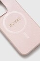 Guess telefon tok iPhone 15 Pro 6.1 GUHMP15LPSAHMCP rózsaszín AA00