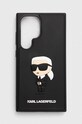 Etui za telefon Karl Lagerfeld S24 Ultra S928 Za telefon črna KLHCS24L3DRKINK