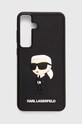 Чохол на телефон Karl Lagerfeld S24+ S926 для телефону чорний KLHCS24M3DRKINK