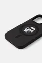 Чохол на телефон Karl Lagerfeld iPhone 14 Pro 6.1 KLHMP14LSCMKCRHK чорний AA00