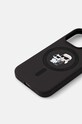 Чехол на телефон Karl Lagerfeld iPhone 15 Pro 6.1 KLHMP15LSCMKCRHK чёрный AA00