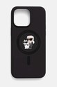 Чехол на телефон Karl Lagerfeld iPhone 15 Pro Max 6.7 для телефона чёрный KLHMP15XSCMKCRHK