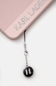 Etui za telefon Karl Lagerfeld iPhone 15 Pro 6.1 KLHCP15LPSAKDGCP roza AA00