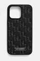 Чохол на телефон Karl Lagerfeld iPhone 15 Pro Max 6.7 для телефону чорний KLHMP15XPKHPORPK