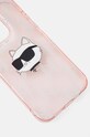 Чохол на телефон Karl Lagerfeld iPhone 15 Pro 6.1 KLHCP15LHKLPCHP рожевий AA00