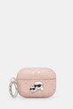 Karl Lagerfeld AirPods Pro2 (2022/2023) аппликация розовый KLAP2PGKCPP