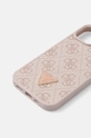 Guess Husă pentru telefon iPhone 15 / 14 / 13 6.1 GUHCP15SP4TDPP roz AA00