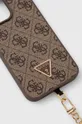 Accessori Guess custodia per telefono iPhone 15 Pro Max 6.7 GUHCP15XP4TDSCPW marrone