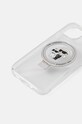 Karl Lagerfeld custodia per telefono iPhone 15 / 14 / 13 6.1 KLHMP15SHMRSKCH transparente AA00