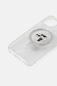 Karl Lagerfeld telefon tok iPhone 15 / 14 / 13 6.1 KLHMP15SHMRSKCH áttetsző AA00