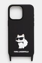 Чехол на телефон Karl Lagerfeld iPhone 15 Pro Max 6.7" для телефона чёрный KLHCP15XSCBSCNK