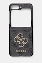 Guess etui na telefon Z Flip6 F741 na telefon czarny GUHCZF64GMGGR