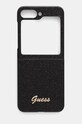Чохол на телефон Guess Z Flip6 F741 для телефону чорний GUHCZF6HGGSHK