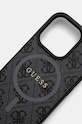 Guess etui na telefon iPhone 16 Pro 6.3 GUHMP16LG4GFRK czarny AA00