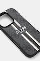 Θήκη κινητού Guess iPhone 16 Pro 6.3 GUHMP16LP4RPSK μαύρο AA00
