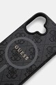 Чехол на телефон Guess iPhone 16 6.1 GUHMP16SG4GFRK чёрный AA00