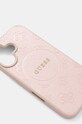 Чохол на телефон Guess iPhone 16 6.1 GUHMP16SPSAPSMEP рожевий AA00