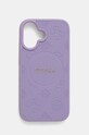 Чехол на телефон Guess iPhone 16 6.1 для телефона фиолетовой GUHMP16SPSAPSMEU