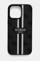 Guess etui pentru telefon iPhone 16 Pro Max 6.9 cu modele negru GUHMP16XP4RPSK