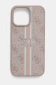 Guess custodia per telefono iPhone 16 Pro Max 6.9 custodia per telefono rosa GUHMP16XP4RPSP