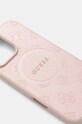Puzdro na mobil Guess iPhone 16 Pro Max 6.9 GUHMP16XPSAPSMEP ružová AA00
