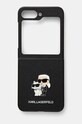 Karl Lagerfeld etui na telefon Z Flip6 F741 na telefon czarny KLHCZF6SAPKCNPK