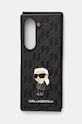 Чохол на телефон Karl Lagerfeld Z Fold6 F956 для телефону чорний KLHCZFD6SAPKINPKK