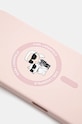 Чехол на телефон Karl Lagerfeld iPhone 16 Plus 6.7 KLHMP16MSCMKCRHP розовый AA00