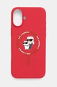 Чехол на телефон Karl Lagerfeld iPhone 16 Plus 6.7 для телефона красный KLHMP16MSCMKCRHR