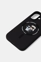 Чохол на телефон Karl Lagerfeld iPhone 16 6.1 KLHMP16SSCMKCRHK чорний AA00