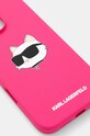 Θήκη κινητού Karl Lagerfeld iPhone 16 Pro Max 6.9 KLHMP16XSCHPPLF ροζ AA00