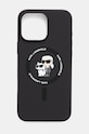 Etui za telefon Karl Lagerfeld iPhone 16 Pro Max 6.9 za telefon crna KLHMP16XSCMKCRHK