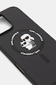 Etui za telefon Karl Lagerfeld iPhone 16 Pro Max 6.9 KLHMP16XSCMKCRHK crna AA00