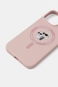 Karl Lagerfeld Husa pentru telefon iPhone 16 Pro Max 6.9 KLHMP16XSCMKCRHP roz AA00