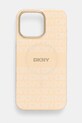 Dkny etui pentru telefon iPhone 16 Pro Max 6.9 cu modele portocaliu DKHMP16XHRHSEP
