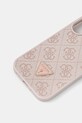 Θήκη κινητού Guess iPhone 16 6.1 GUHCP16SP4TDPP ροζ AA00